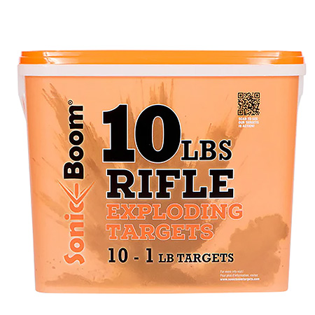 Sonic Boom 1 LB BINARY RIFLE TARGET - 10 PACK BUCKET