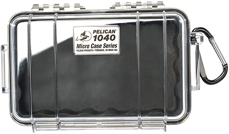 PELICAN 1040-025-100    MICRO CASE   7X11X9 BK/CLR