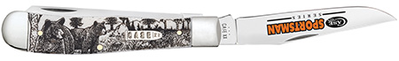 CASE 81223 SPORTSMAN SERIES NATURAL BONE BEAR