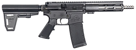 223WYLDE PISTOL W/BRACE 7.5" SS 30R BLACK