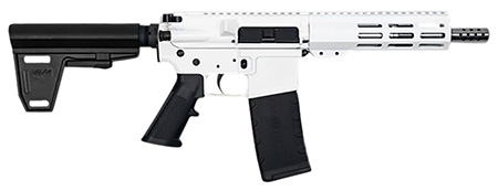 223WYLDE PISTOL W/BRACE 7.5" SS 30R WHITE