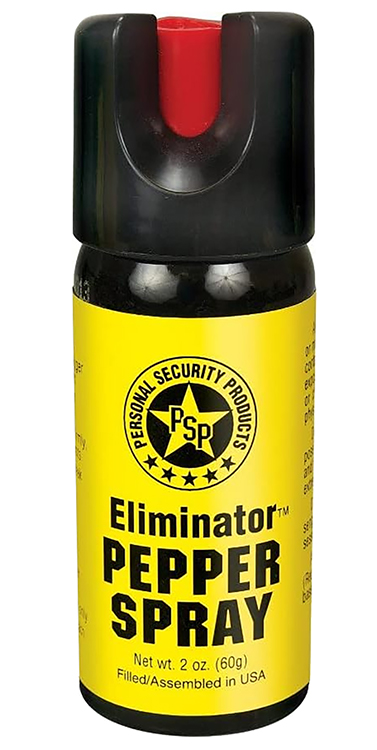 ELIMINATOR GEL PEPPER SPRAY W/BELT CLIP