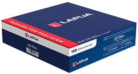 LAPUA .223 REM MATCH 100/BOX BRASS