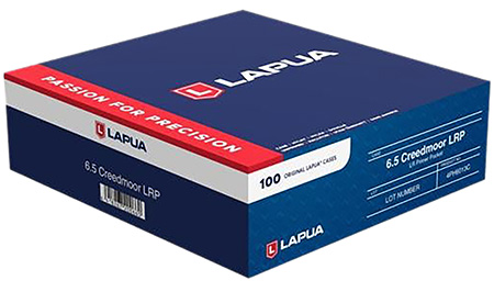 6.5 Lapua Brass Rifle Case Creedmoor Large Rifle Primer 100 count