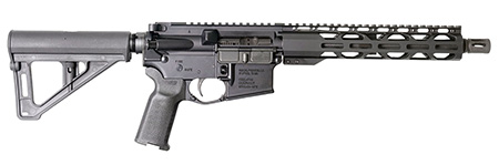 RADICAL PISTOL 762X39 10.5" 2-10RD MAGS 10" RPR HANDGUARD, MAGPUL BTR BRACE 7.62x39 1:9.45 Twist HBAR 5/8X24