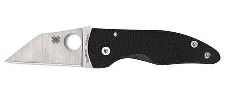 SPYDERCO MICROJIMBO 2.44" REV TANTO CARBON SPRINT Microjimbo, 2.44" Cpm S90V Satin Plain Revers Tanto, Carbon Fiber Handle Sprint Sprint