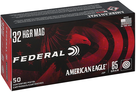 FEDERAL 32 H&R MAG 85GR AMERICAN EAGLE JSP AMMO 50RD