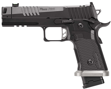 SIG P211 9MM 4.4" SAO COMP 10RD BLK