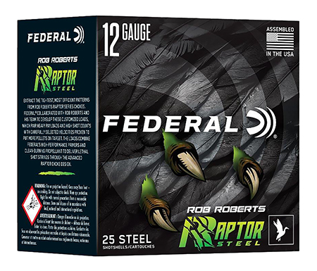 FED RRS1382       12G 3"   1 3/8OZ #2 RAPTOR 25/10