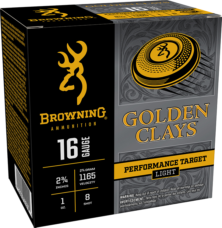 BRNA BGC168   GLDN CLAYS  16G 2.75 8   1 OZ  25/10