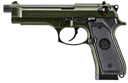 BERETTA 92FS 9MM 5.1" TB 18RD ODG