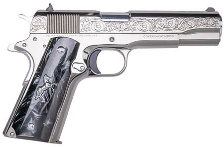 CNC COLT 1911 WARHORSE 45ACP 5IN BARREL 9RD BLUED ENGRAVED 1 OF 300 CNCWARHORSE