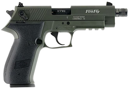 ATI GSG Firefly .22LR 4" threaded barrel OD green ATI GSG Firefly .22LR 4" threaded barrel  ODgreen Includes thread adapter