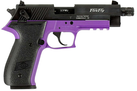 ATI GSG Firefly .22LR 4" threaded barrel purple fr ATI GSG Firefly .22LR 4" threaded barrel purple frame Includes thread adapter