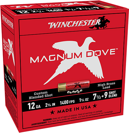 WIN MD1279  MAG DOVE 12G  2-3/4" 1-1/4 7.5&9 25/10