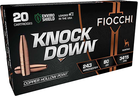 FIOCCHI BKWD HNTR 243WIN 80GR 20/200