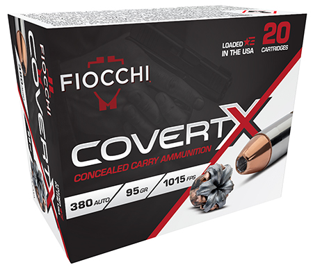 FIOCCHI COVERT X 380ACP 95GR 20/200