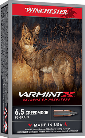 6.5 CREEDMOOR VARMINTX XP 95 GR 20/RD
