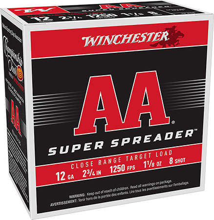 AA 12 GAUGE 2-3/4'' #8 SHOT SHOTGUN AMMO