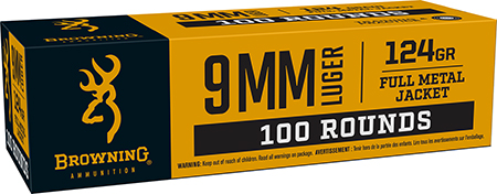 BRNA B9MM124VP     9MM    124 FMJ VALUE PK  100/10