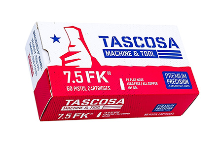 TMT AMMO F9    7.5 FK AMMO 101G FLAT NOSE LF 50/12