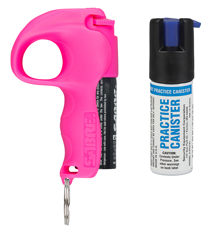 SABRE QUICK GRIP PEPPER SPRAY PINK