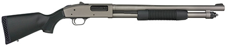 MOSSBERG 590A1 SGP 12GA 18.5IN HVY BBL GRS BLK SYN CORNCOB FOREND 6RD CYL CHOKE TUBE