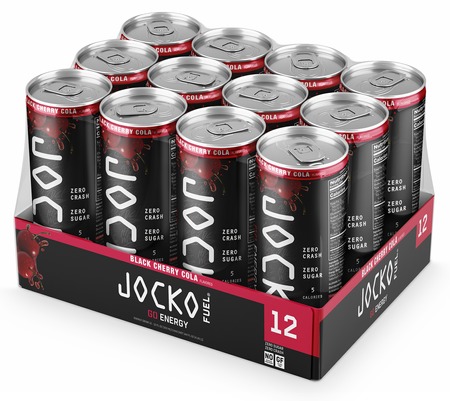 JOCKO 29000 GO RTD BLK CHERRY COLA     ENERGY 12PK