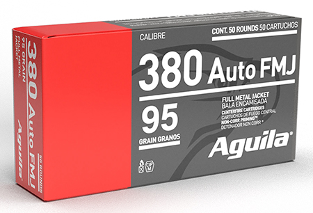 AGUILA 380 ACP 95GR FMJ-RN