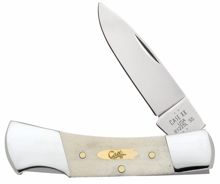 CASE 11026 SMOOTH NATURAL BONE LOCKBACK