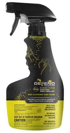 Defend Permethrin Clothing Spray 12oz
