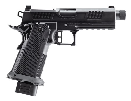 AF1911-ROMULUS 9MM 4.25" THREADED MOS DLC BLACK 17/20RD