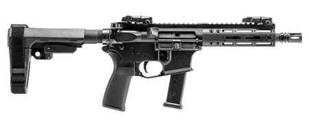 AF9-G.PISTOL� 9MM 7.5IN ANO BLACK BLOWBACK SBA 3 PISTOL BRACE 20RD