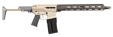 Q HONEY BADGER 5.56 16IN HEAVEY BARREL 10RD COMP MAG GRAY AND BLACK  FIXED STOCK CA HB-556-16IN-RIFLE-FS-FM-10