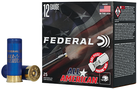 ALL AMERICAN 12 GAUGE 2-3/4'' #7.5 SHOT SHOTGUN AMMO