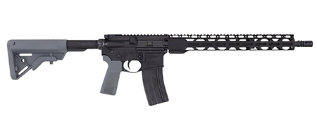 RADICAL 556NATO 16" 30RD GRY 15" RPR MLOK HANDGUARD, 1-30RD MAG B5 GRIP AND B5 STOCK
