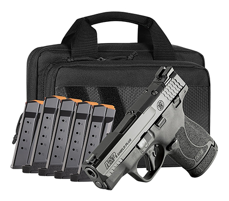 M&P 9 Shield Plus OR TS Carry On Bundle with Savior Specialist Bag & 6 MAGS
