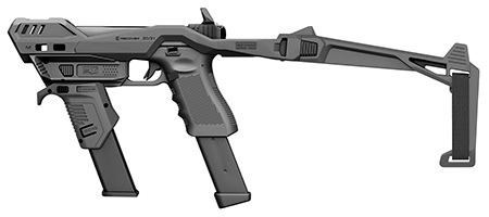 RECOVER TACTICAL 2021+SLX+MG45 BRACE BLACK
