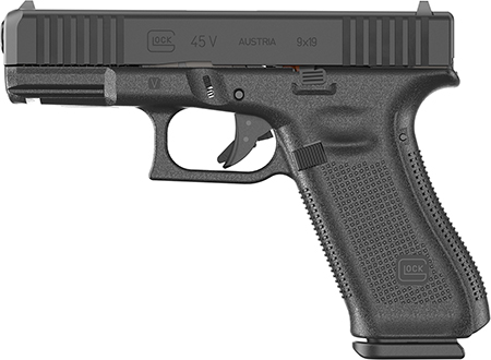 45 V 9mm 4.02" FS Black 3/17rd