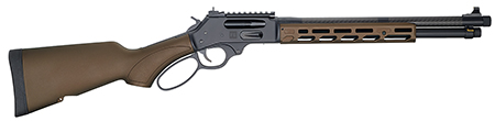 HENRY H10 SPD CRUSR Carbine 45-70Govt Synthetic Stock, 1in22 Twist, 4 Rounds Capacity Round Carbon Fiber Wrapped Stainless Steel Barrel Midnight Bronze Cerakote Forearm And Buttstock, 5/8X24 Threaded Barrel