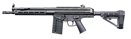PTR PDWR 12.5 PISTOL MLOK BLK SBT