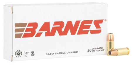BARNES DEFENSE 9MM 124GR 50/500