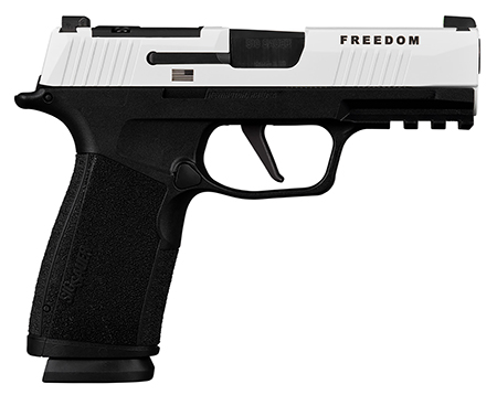 SIG SAUER P365 X MACRO TP USA HGA 9MM 3.7IN BBL XR3 BLACK USA POLY GRIP 2 17RD STEEL MAGS OR FREEDOM