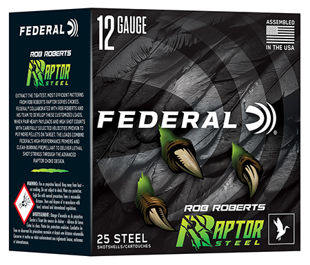 FED RRS1384       12G 3"   1-3/8OZ #4 RAPTOR 25/10