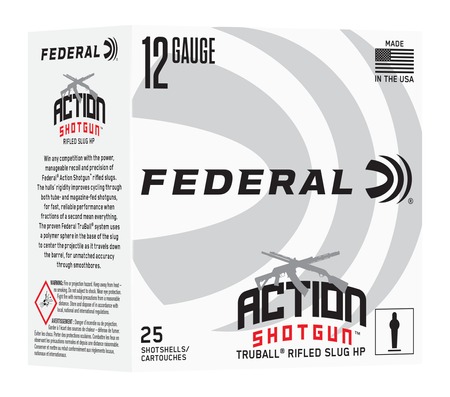 SS 12 GA 2.75 IN 1300 FPS TRUBALL SLUG ACTION SHOTGUN 25 ROUNDS