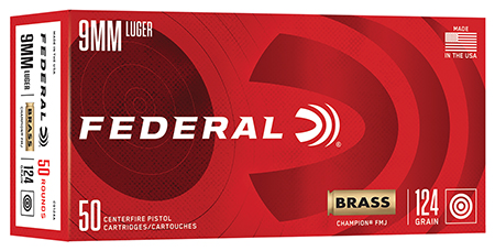 FED CHAMP 9MM 124GR FMJ 50/1000