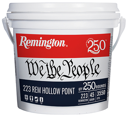 WE THE PEOPLE 223 REMINGTON FULL METAL JACKET RIFLE AMMO BUCKET