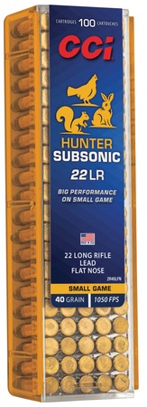 CCI 22LR 40GR SUBSONIC SGB 100/5000