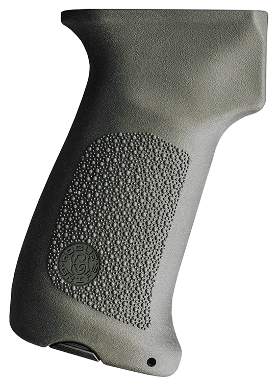 AK-47/AK-74 Rbr Grip w/Door with No Finger Grooves OD Green