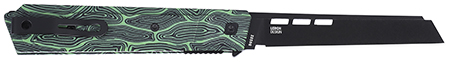 CRKT ZEPHYR 3.22" PLAIN EDGE GRN/WHT